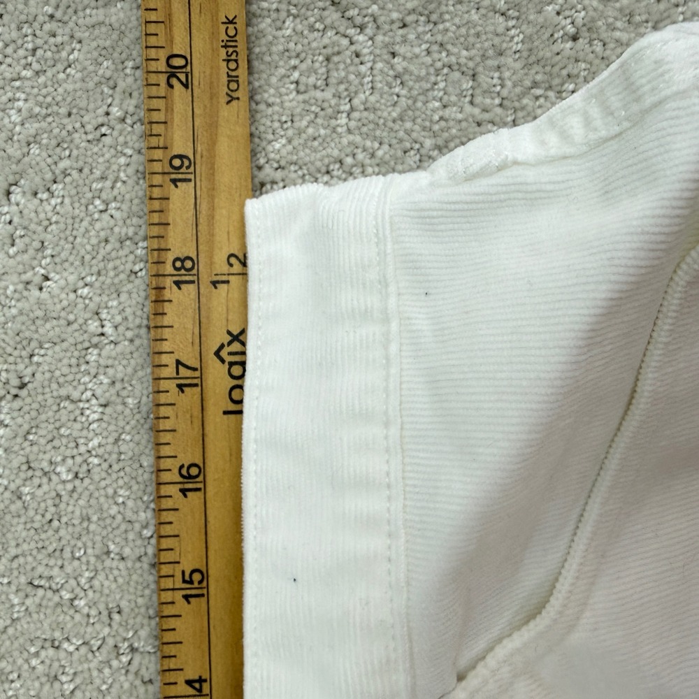 Carve Designs Oahu Shorts Womens 12 White Corduroy Raw Hem Stretch 11468 - Picture 9 of 13